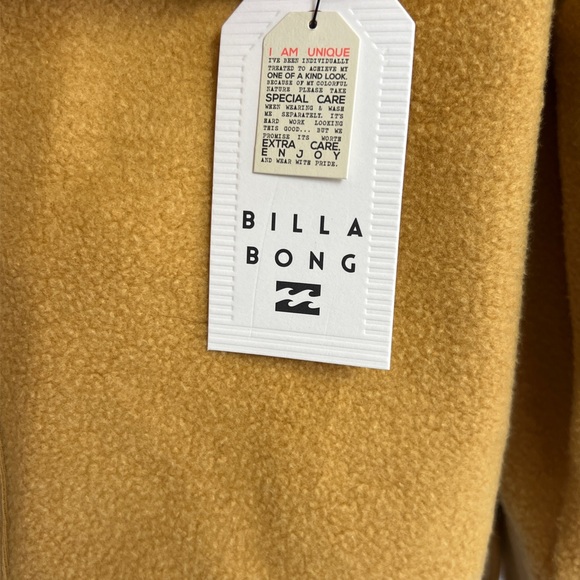 NWT Billabong Mustard Yellow Anytime Shacket - Picture 6 of 8